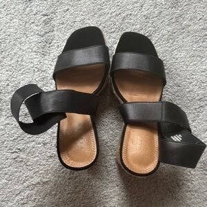 Black Strappy Sandals